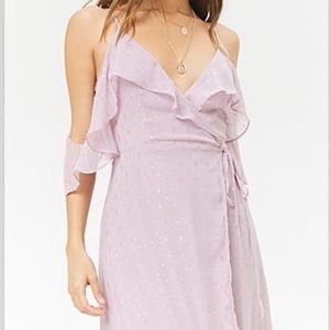 Midi Lilac Wrap Dress by Forever 21 Contemporary